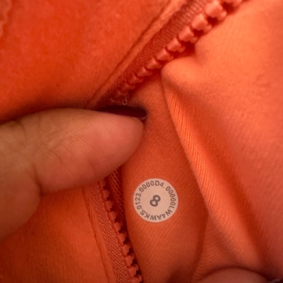 Lululemon Define Jacket *Luon - Raspberry Cream size 8 - Picture 4 of 6